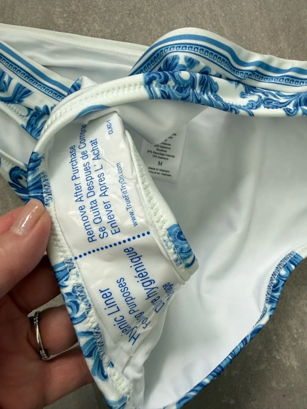 L’Agence NEW Nicole Baroque Bikini Bottoms Size M